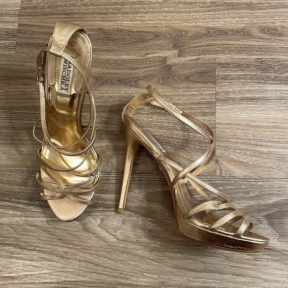 🌸 ✨Badgley Mischka Adonis II rose gold heel✨🌸 - Picture 6 of 9
